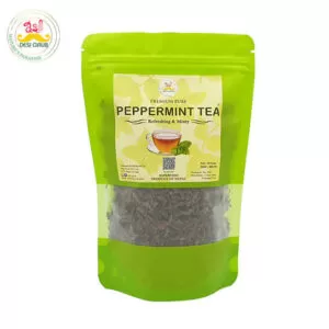 Desi Grub Premium Pure Peppermint Tea | Refreshing and Minty Wellness Tea 60Gms