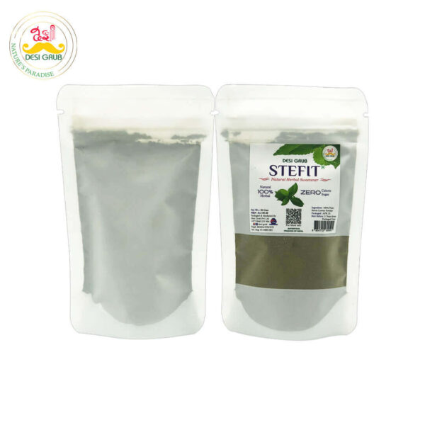 SteFit 50 g - Natural Herbal Sweetener - Pure Stevia Leaves Powder