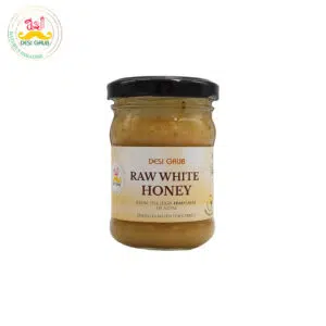 Desi Grub Raw White Honey 130 Gms | Apis Cerena | High Himalayan Unpasteurized & Unfiltered