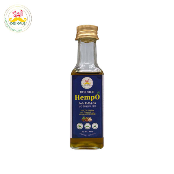 Desi Grub HempO Pain Relief Oil 100 ml | Himalayan Herbal Oil