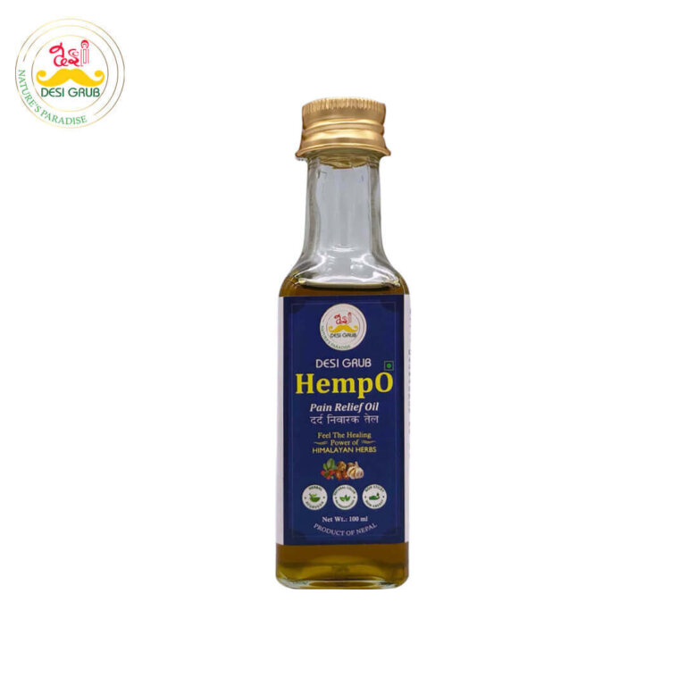 Desi Grub HempO Pain Relief Oil 100 ml | Himalayan Herbal Oil