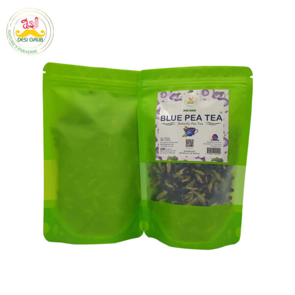 Desi Grub Blue Pea Tea | Butterfly Pea Flower Tisane 40 Gms
