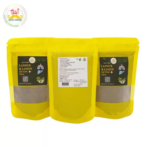 Desi Grub Lungs and Liver Detox Plus Tea -50Gms