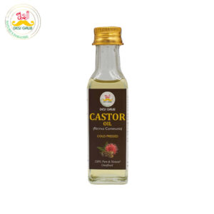 Desi Grub Castor Oil 60ml | Cold-Pressed, Natural Laxative, Skincare, and Hair Growth Solution