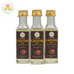 Desi Grub Castor Oil 60ml | Cold-Pressed, Natural Laxative, Skincare, and Hair Growth Solution