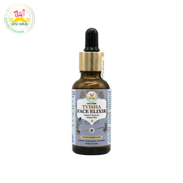 Desi Grub Tvisha Face Elixir 30ml – Plant-Based Face Oil for Hydrated, Youthful Skin | Natural Glow & Fine Line Care
