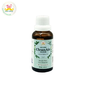 Desi Grub CleanAir Elixir 30ml – Essential Oil Blend for Air Purification, Breathing, Focus & Meditation