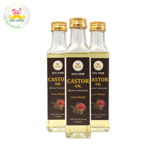Castor Oil 250ml | Cold-Pressed, Natural Laxative, Skincare, and Hair Growth Solution