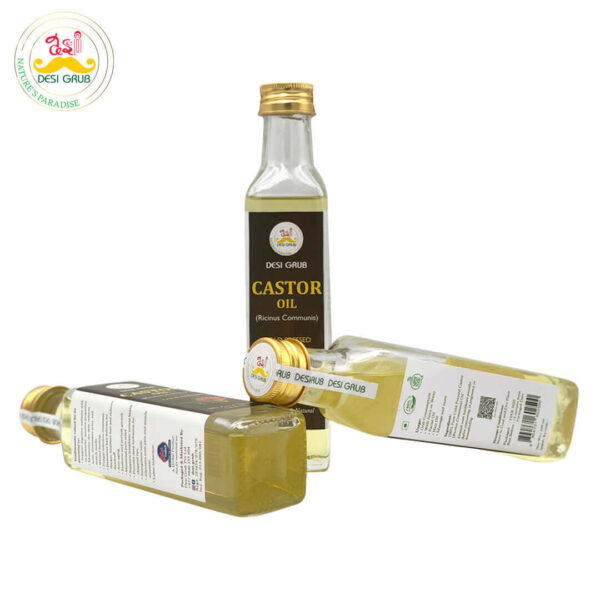 Castor Oil 250ml | Cold-Pressed, Natural Laxative, Skincare, and Hair Growth Solution