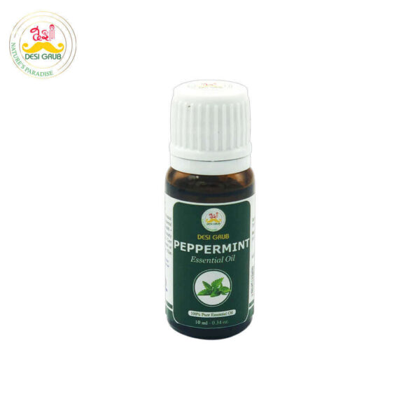 Desi Grub Peppermint Essential Oil 10ml – Invigorating Purity in Every Drop