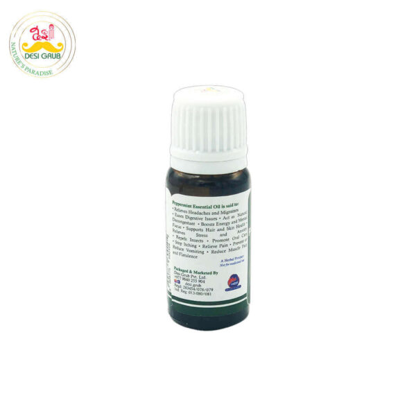 Desi Grub Peppermint Essential Oil 10ml – Invigorating Purity in Every Drop