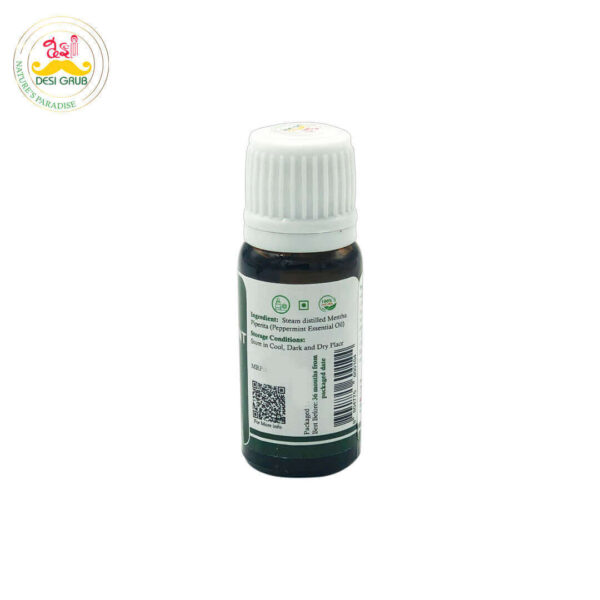 Desi Grub Peppermint Essential Oil 10ml – Invigorating Purity in Every Drop