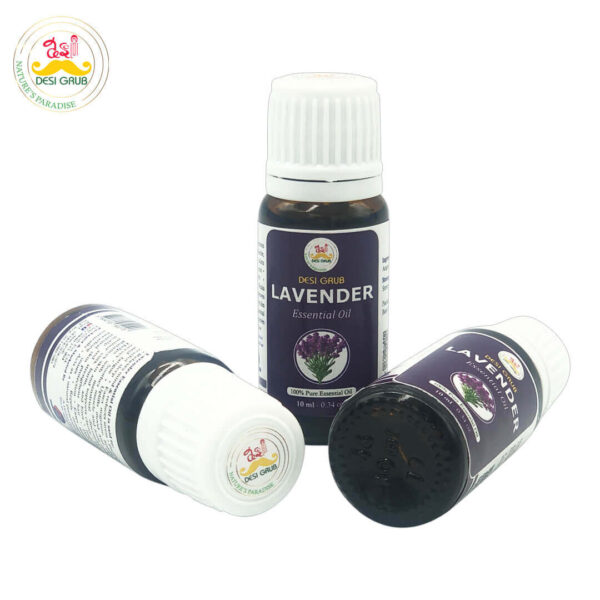 Desi Grub Lavender Essential Oil 10ml | Pure & Natural Relaxation Oil