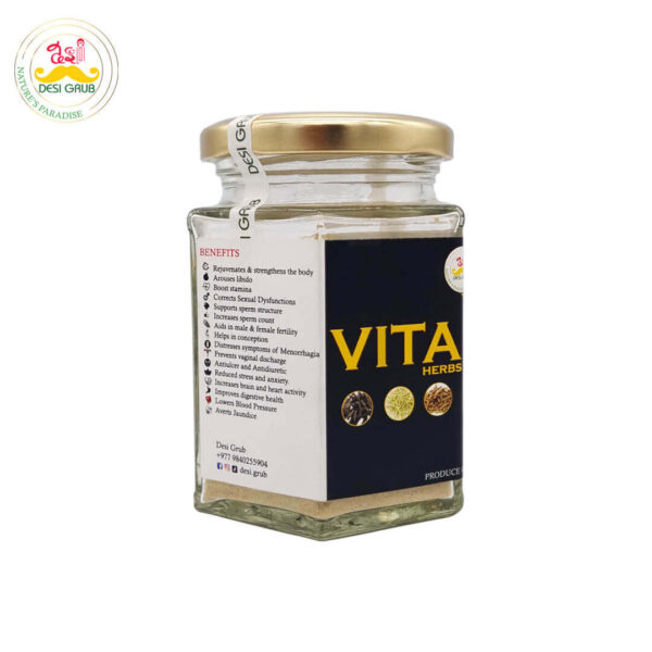 VITA Herbs 100g |Strength • Stamina • Virility | Premium Rasayana for Modern Vitality