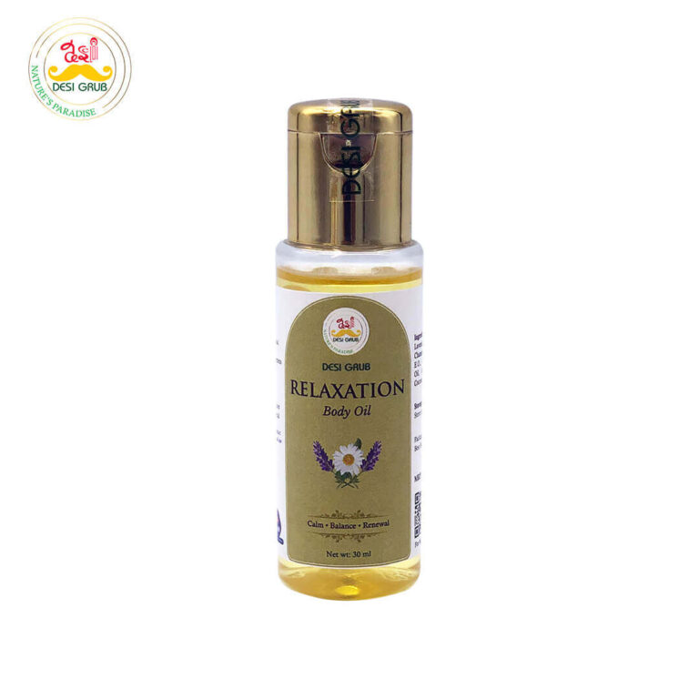 Desi Grub Relaxation Body Oil 30ml – Calm, Balance, Renewal