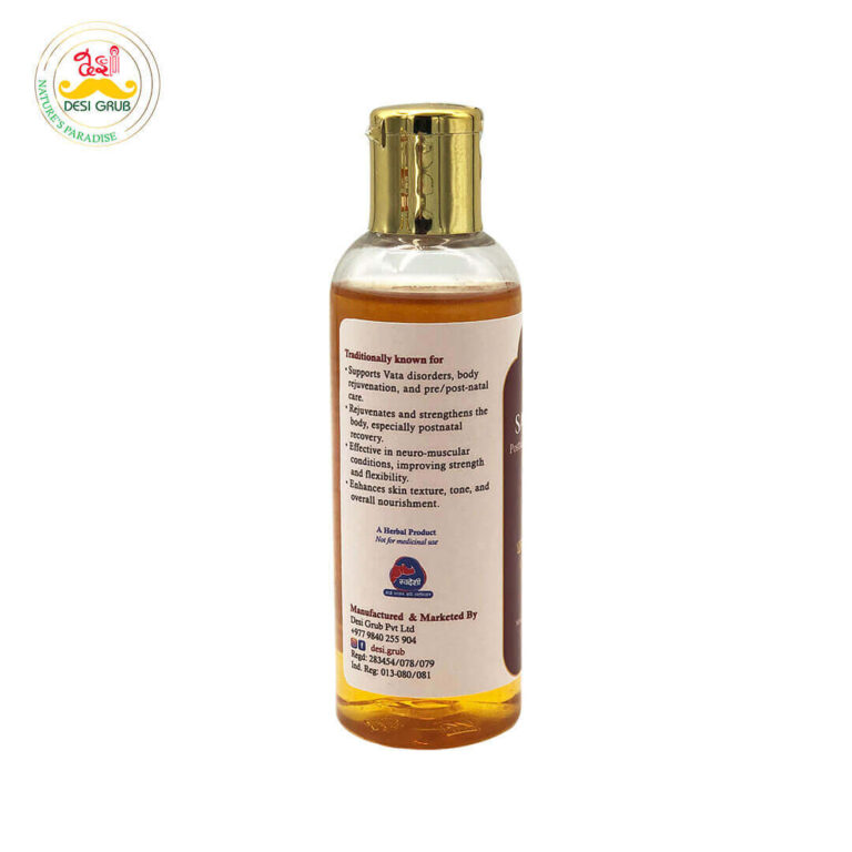 Desi Grub Sanjivani - Postnatal Revitalizing Oil 100ml| Dhanwantharam Thailam