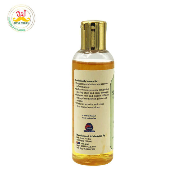 Desi Grub Shvastha Camphor Deodar Relief Oil | Karpuradi Tailam