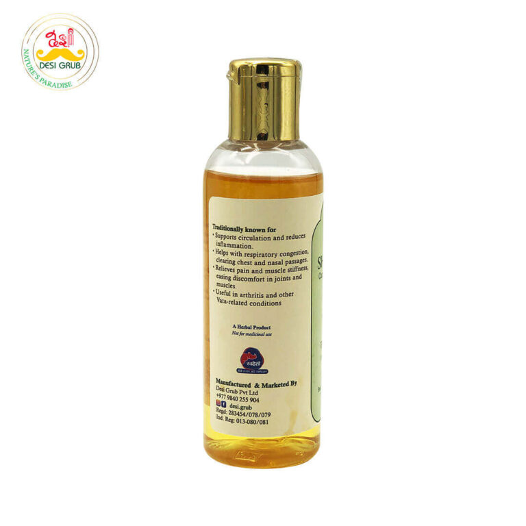 Desi Grub Shvastha Camphor Deodar Relief Oil | Karpuradi Tailam