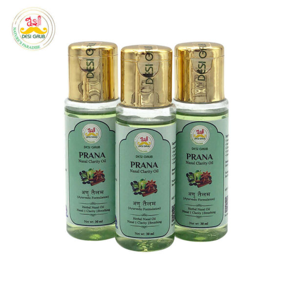 Desi Grub Prana Nasal Clarity Oil 30ml | Annu Thailam