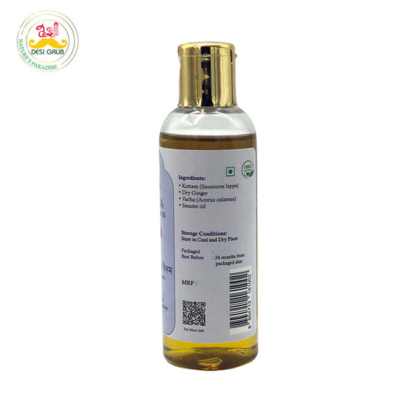 Desi Grub Sthira Joint & Muscle Ease Oil | Kottamchukkadi Thailam