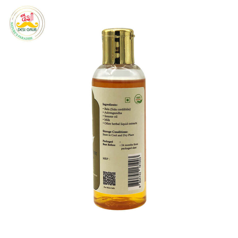 Desi Grub Virya Strength Oil 100ml| Balaswagandhadi Thailam