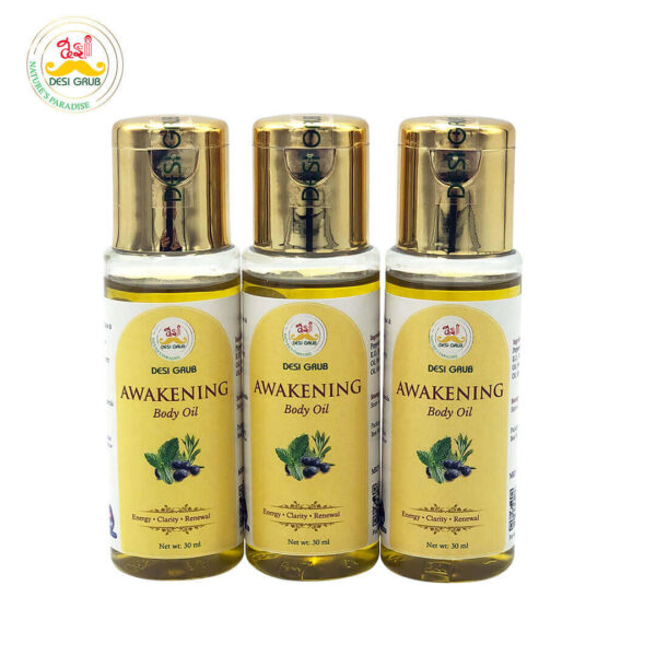 Desi Grub Awakening Body Oil 30ml – Energy, Clarity, Renewal
