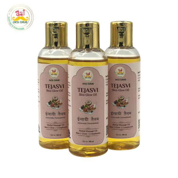 Desi Grub Tejasvi Skin Oil 100ml| Eladi Thailam