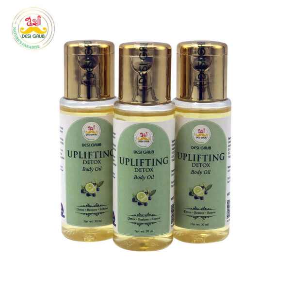 Desi Grub Uplifting Detox Body Oil 30ml – Detox, Restore, Renew