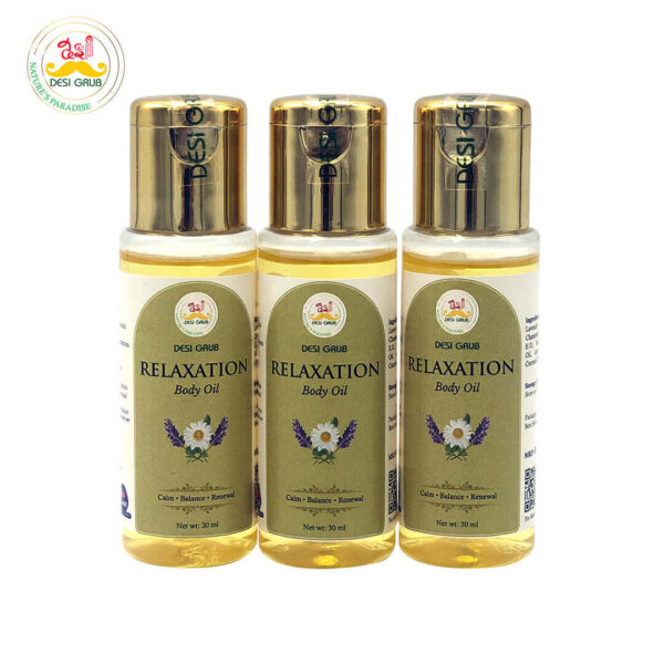 Desi Grub Relaxation Body Oil 30ml – Calm, Balance, Renewal