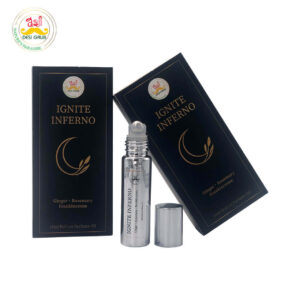 Desi Grub Ignite Inferno Perfume Roll-On 10ml – Ginger, Rosemary, Frankincense