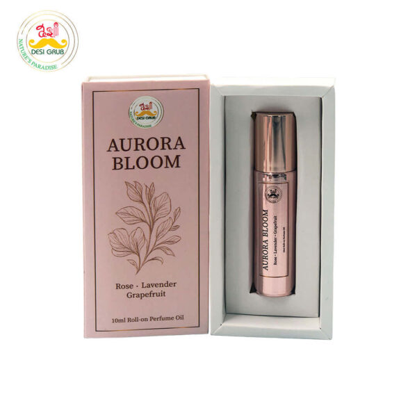 Aurora Bloom Perfume Roll on 10ml – Rose, Lavender, Grapefruit - Image 7