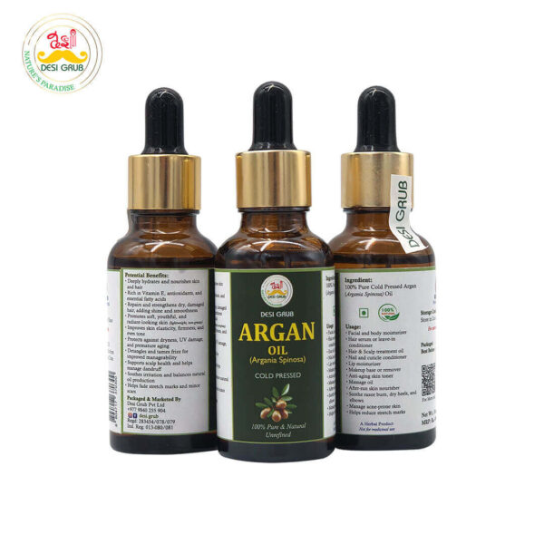 Argan Oil Cold Pressed 30ml for Hair Skin