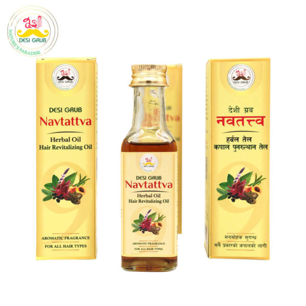 Navtattva Hair Revitalizing Oil 100ml | Hair Growth | Thickness | Anti Hair Fall | Scalp Nourishment