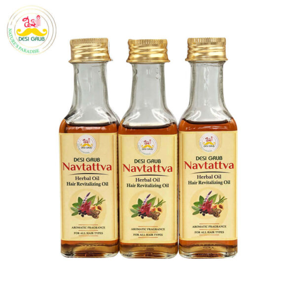 Navtattva Hair Revitalizing Oil 100ml | Hair Growth | Thickness | Anti Hair Fall | Scalp Nourishment