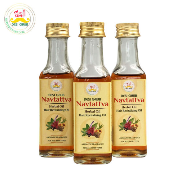 Navtattva Hair Revitalizing Oil 100ml | Hair Growth | Thickness | Anti Hair Fall | Scalp Nourishment