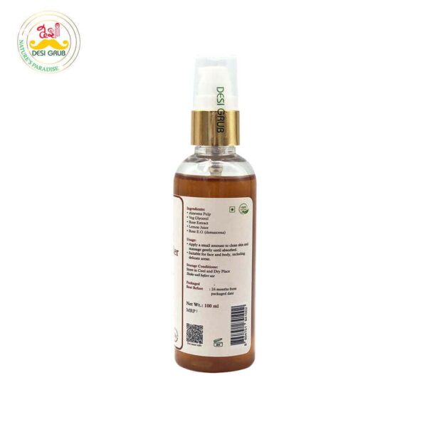 Desi Grub Natural Skin Healer 100ml - Face and Body Moisturising Serum Aloe Vera
