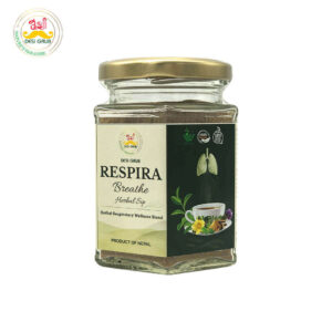 Desi Grub Respira Breathe Herbal Sip 100g | Ayurvedic Herbal Tea for Respiratory & Lung Support | Tulsi, Licorice, Kantakari & Peepali Blend