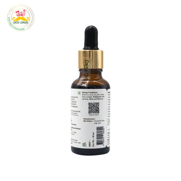 Desi Grub Medha Aura 30ml | Brain Health Oil – Memory & Focus Support with Omega & DHA