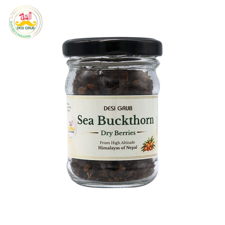 Desi Grub Sea Buckthorn Dried Berries 30g – Himalayan Superfood | Vitamin C & Omega 3, 6, 7, 9 | Boosts Immunity, Skin Glow & Heart Health