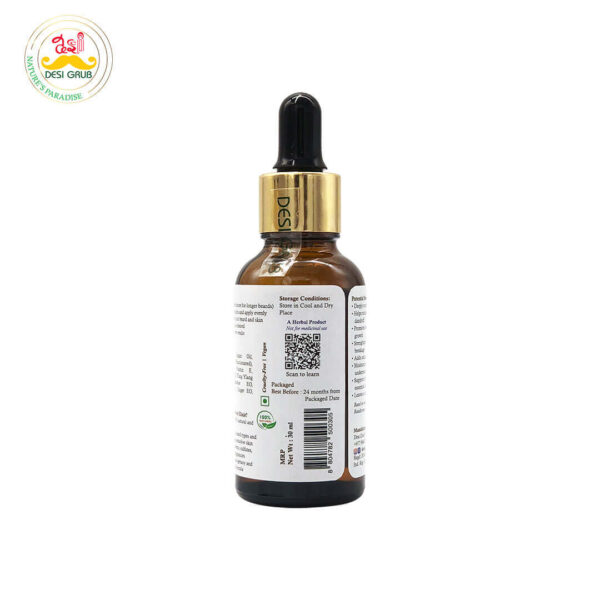 Desi Grub Himalayan Beard Elixir 30ml – Natural Beard Oil for Growth, Softness & Itch Relief - Image 4